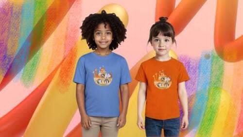 Bebés y Niños. Artículos de Vestir y Accesorios con diseños Artísticos.