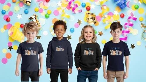 Bebés y Niños. Artículos de Vestir y Accesorios con diseños Artísticos.