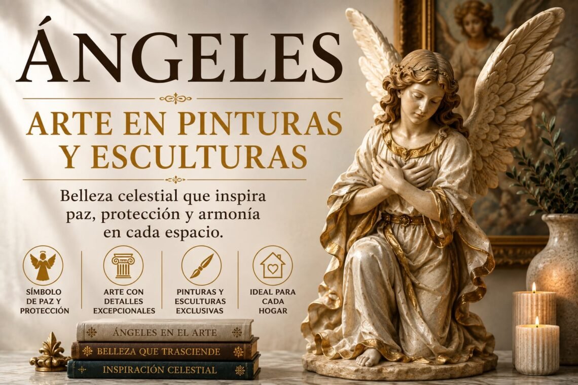 Los ángeles en la historia del Arte: pinturas y esculturas.