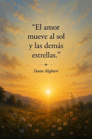 Frases famosas: Dante Alighieri.