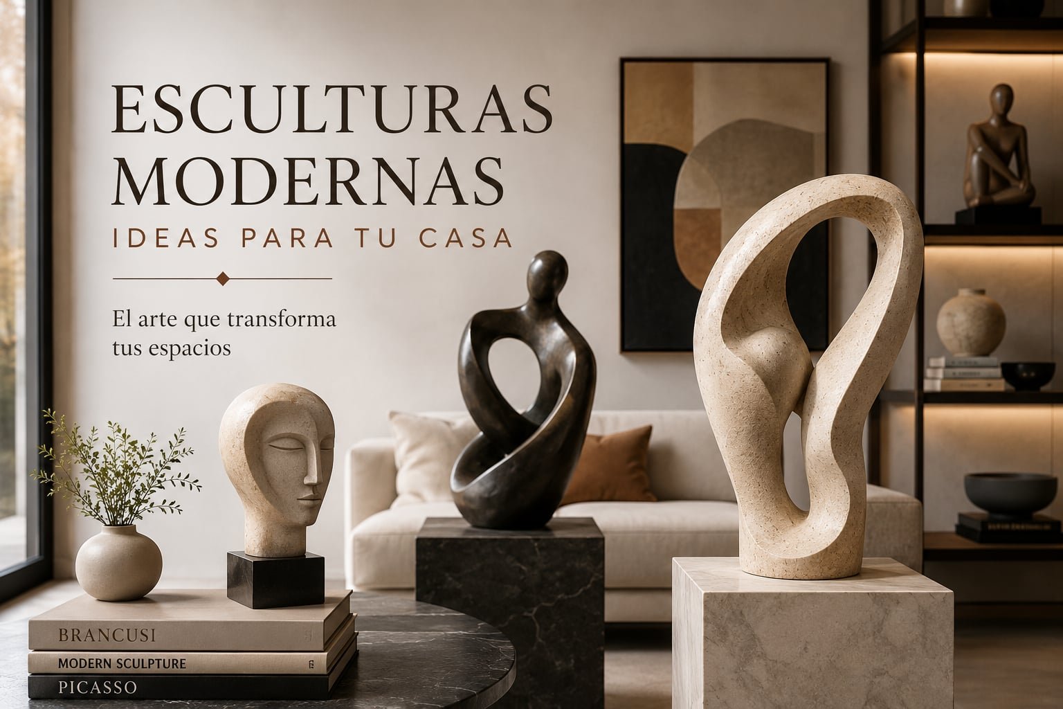 Esculturas modernas, ideas para decorar tu casa.