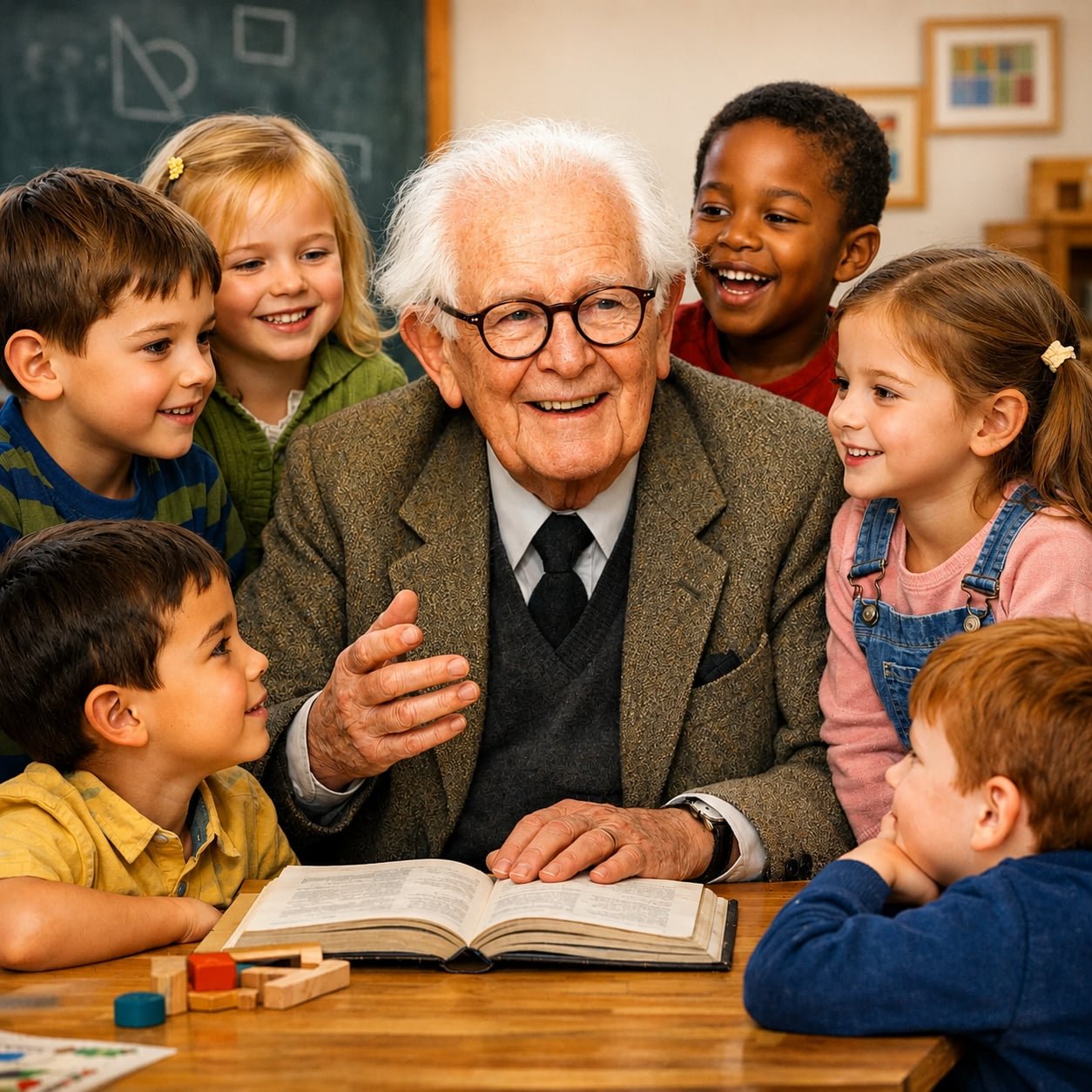 Jean Piaget: frases sobre la inteligencia y la educación infantil.
