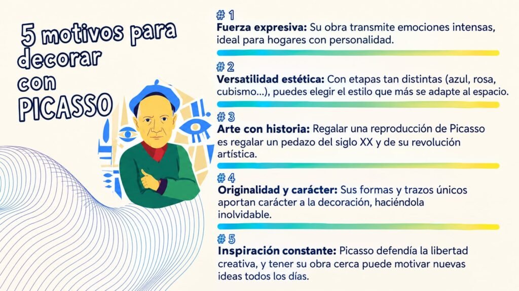 PABLO PICASSO: Un destacado artista del siglo XX.
