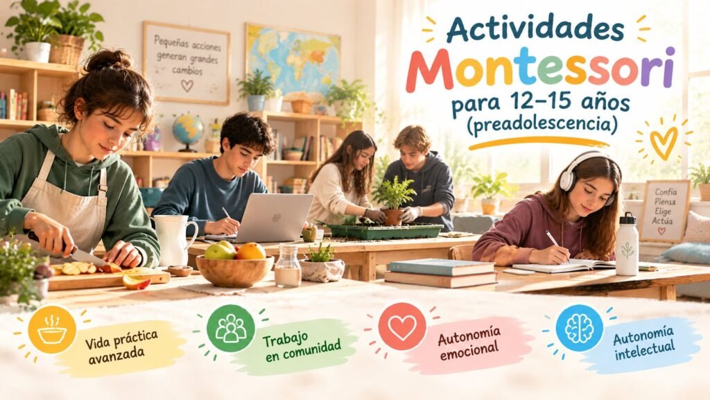 Actividades Montessori por edades