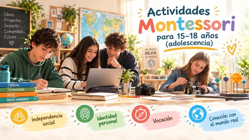 Actividades Montessori por edades