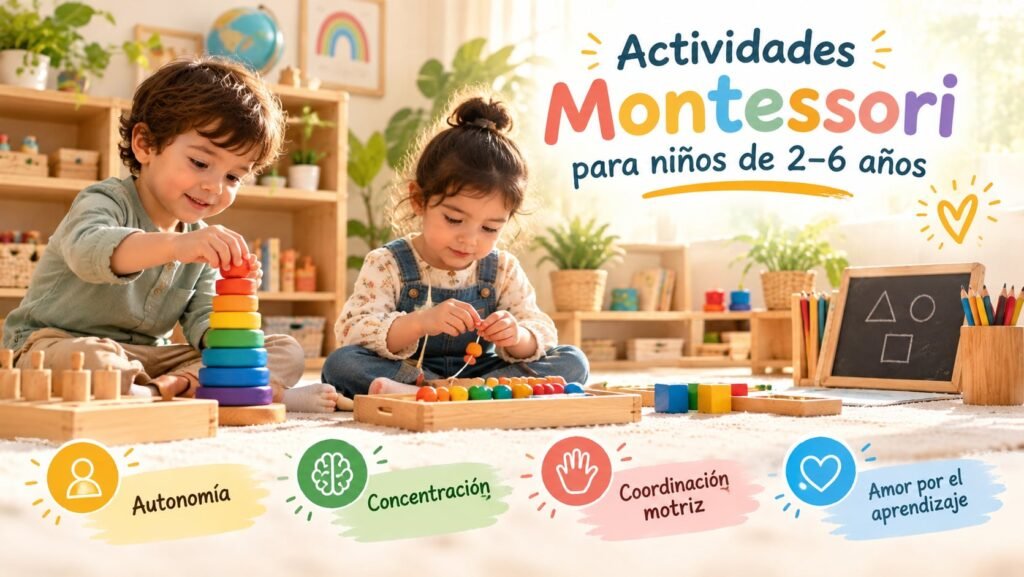 Actividades Montessori por edades