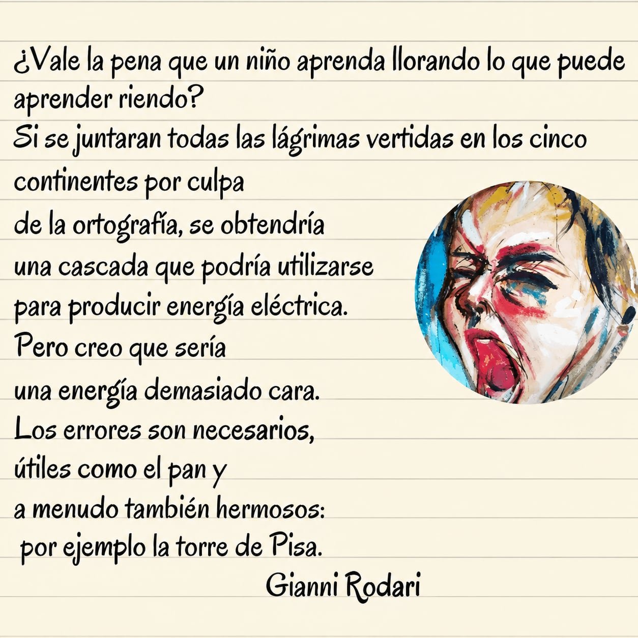 Gianni Rodari: educación infantil
