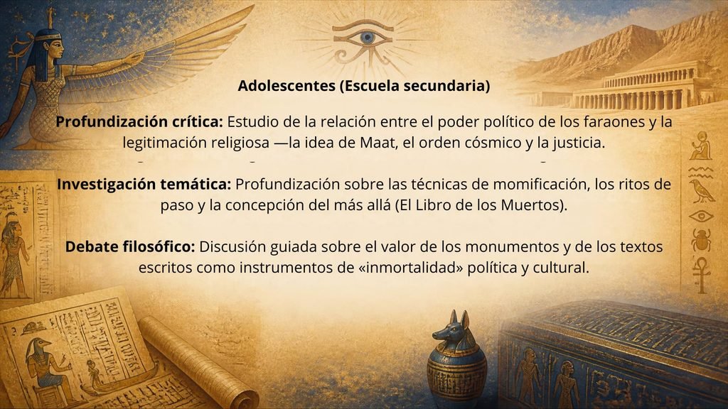 El arte del Antiguo Egipto: actividades creativas para niños.