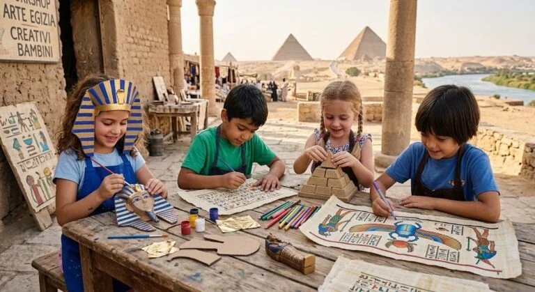 El arte del Antiguo Egipto: actividades creativas para niños.