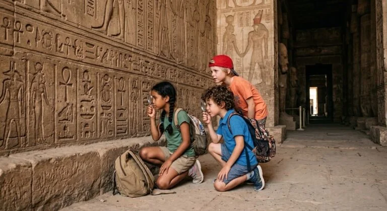 El arte del Antiguo Egipto: actividades creativas para niños.