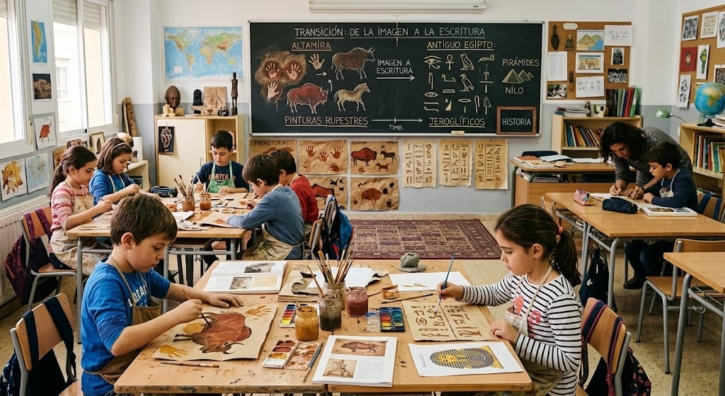 El arte del Antiguo Egipto: actividades creativas para niños.