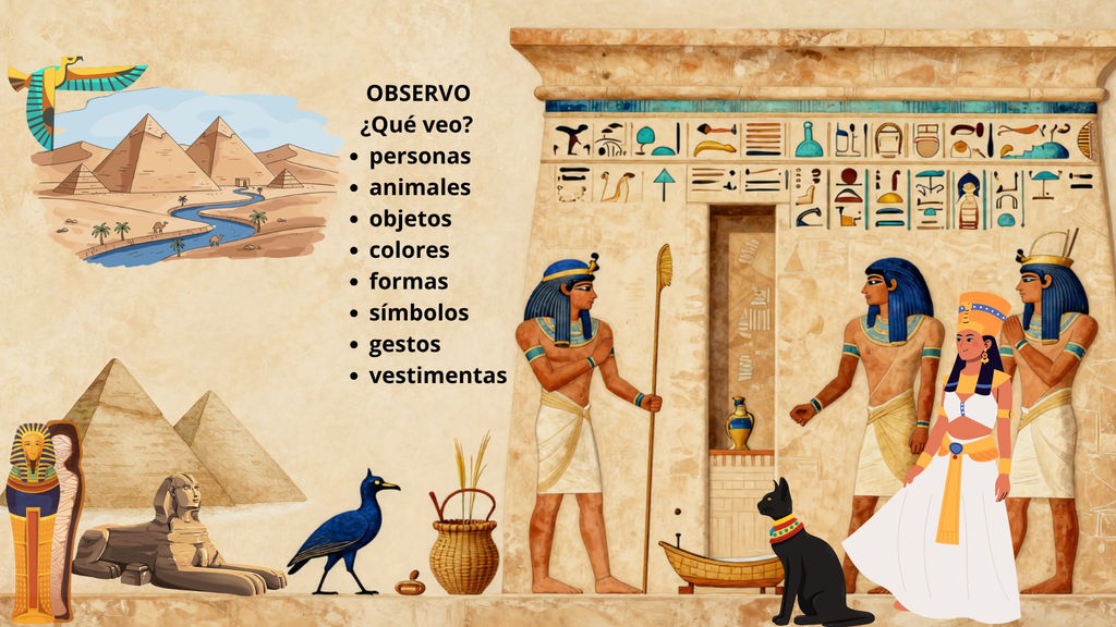 El arte del Antiguo Egipto: actividades creativas para niños.