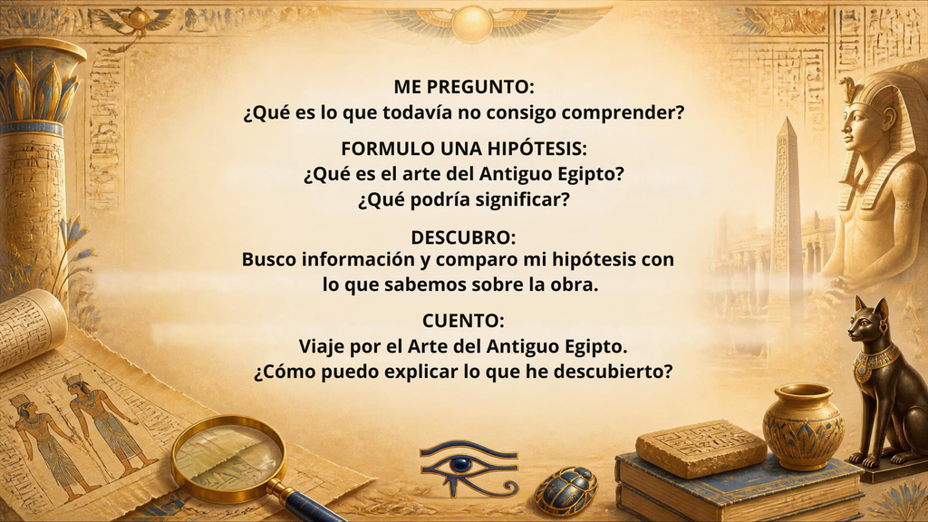 El arte del Antiguo Egipto: actividades creativas para niños.